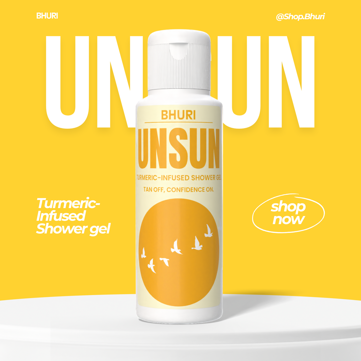 Turmeric-Infused Shower gel | UNSUN