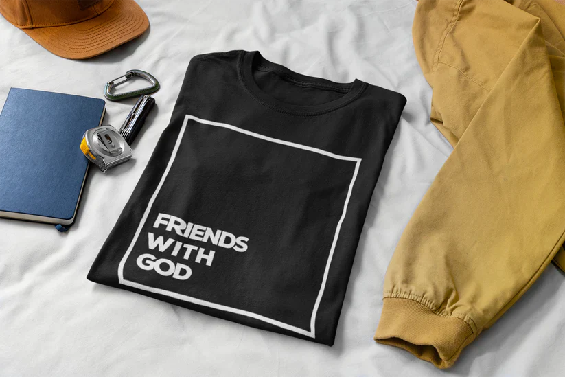 Friends With God | OverSized T-Shirt | BHURI