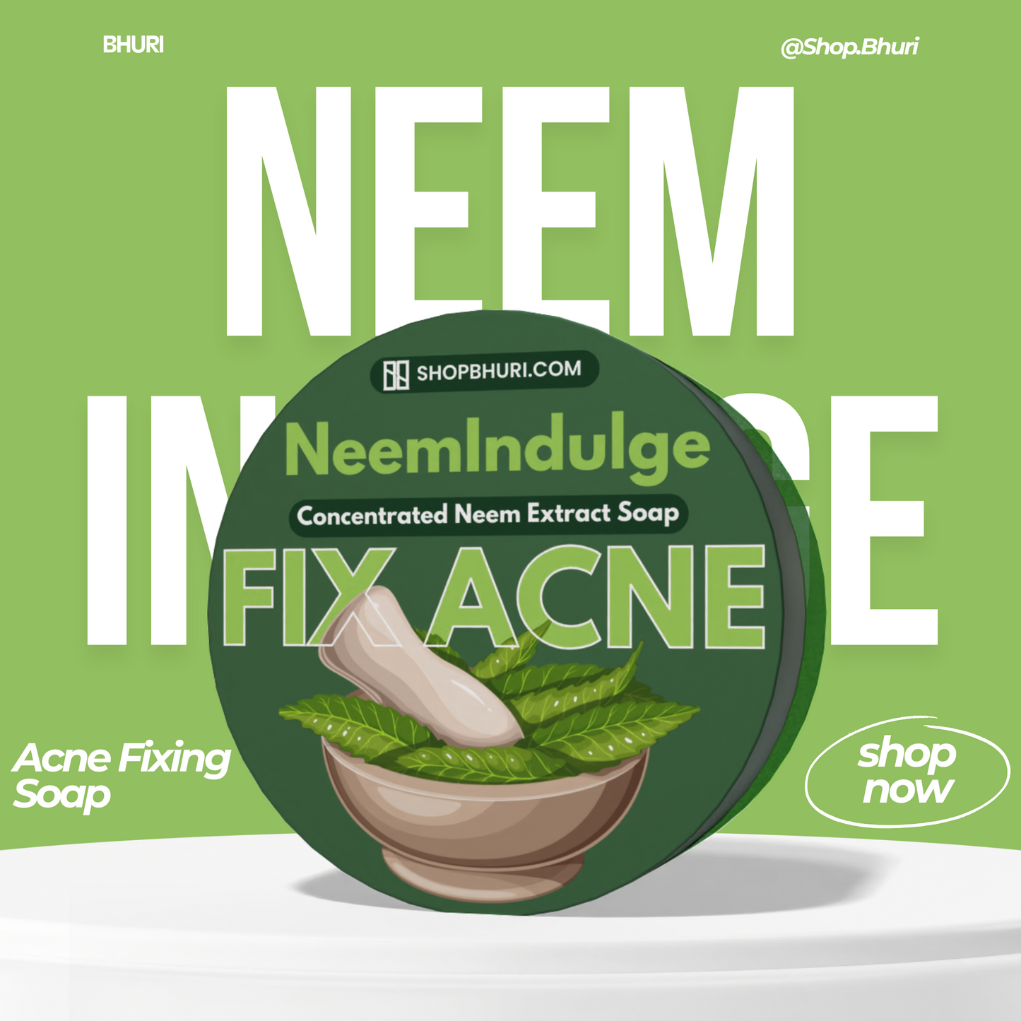Dermatologist-Approved Acne Fixing Soap | NeemIndulge