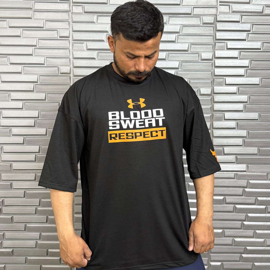 UA: Project Rock | Blood Sweat Respect OverSized T-Shirt