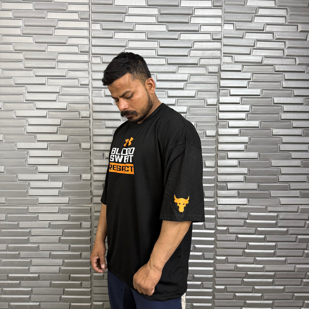 UA: Project Rock | Blood Sweat Respect OverSized T-Shirt