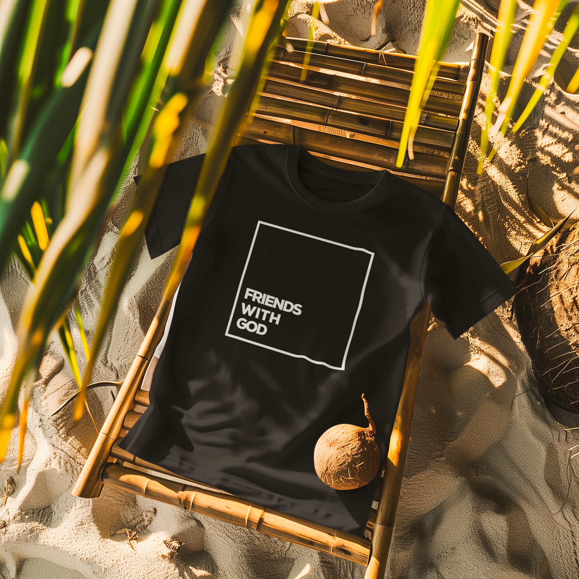 Friends With God | OverSized T-Shirt | BHURI