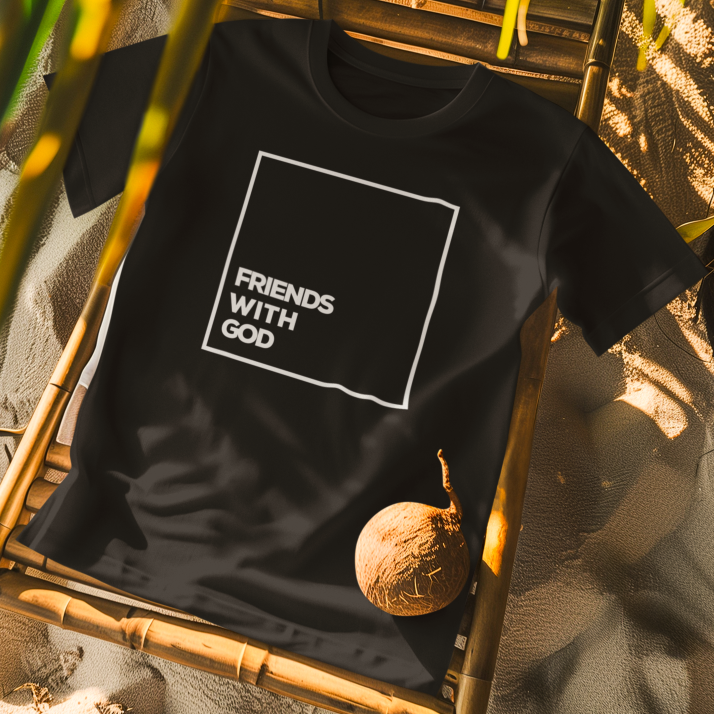 Friends With God | OverSized T-Shirt | BHURI