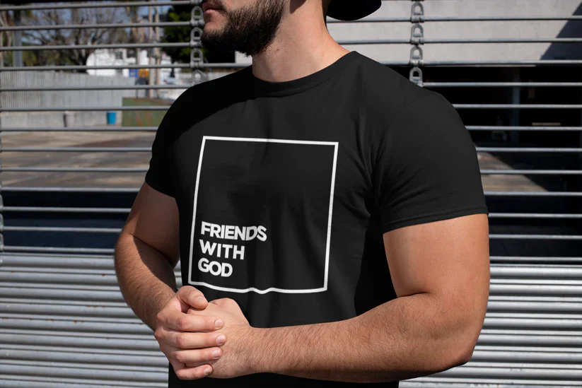 Friends With God | OverSized T-Shirt | BHURI